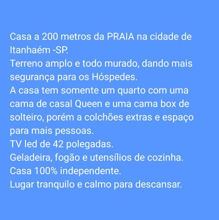 200M Da Praia, Piscina Itanhaem Exterior photo